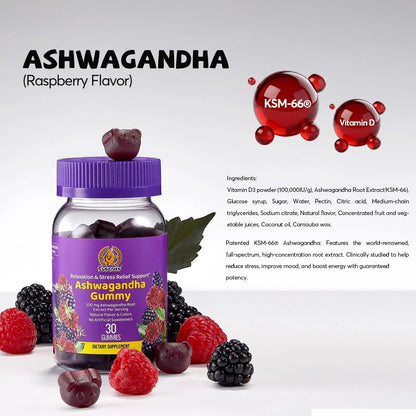 Women's Multivitamin Gummy Pack, 3 Support for Hair Skin Nails Sleep Daily Health, Vitamins A, D, C, E, Biotin, Ashwagandha - PrimeBioHealth - canada supplements
